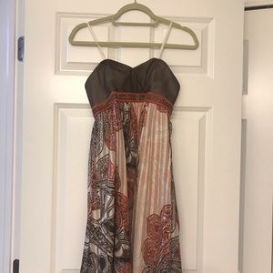 BCBG Baby doll cut cocktail dress